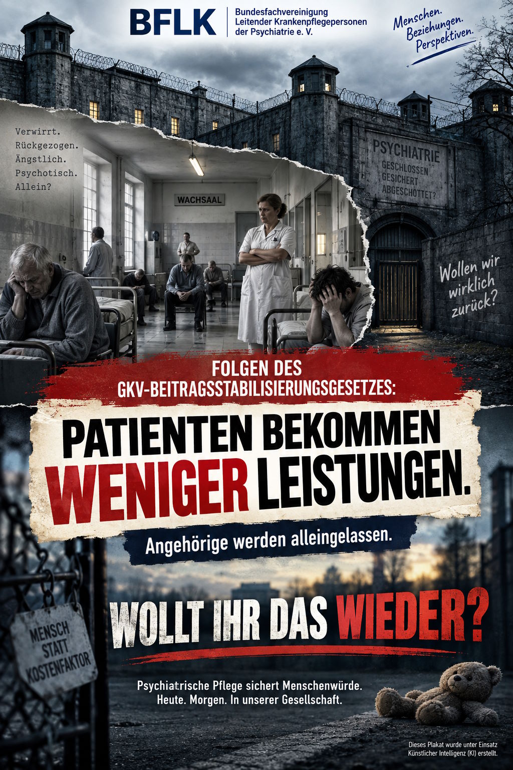 BFLK Demonstrationsplakat